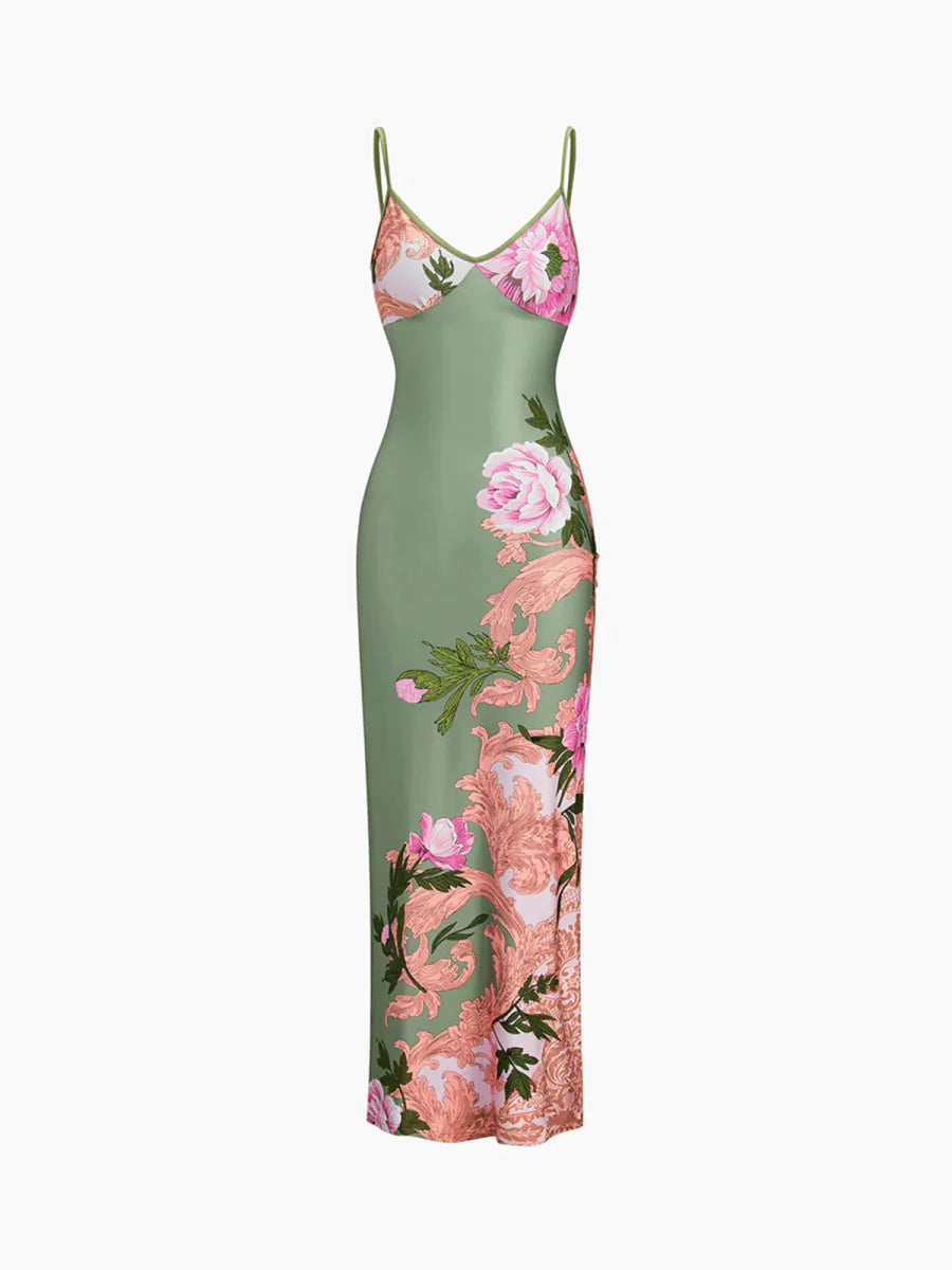 FLORAL PRINT MAXI DRESS - LUNA