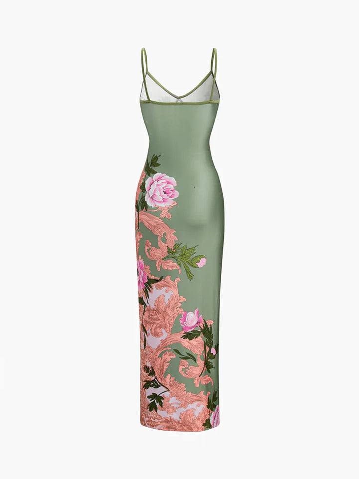 FLORAL PRINT MAXI DRESS - LUNA