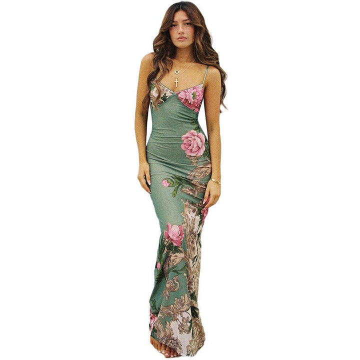 FLORAL PRINT MAXI DRESS - LUNA